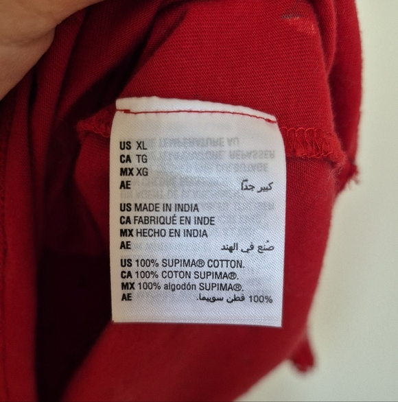 Charter Club Women’s Red Heart Print Long Sleeve Top – Size XL - Picture 5 of 6